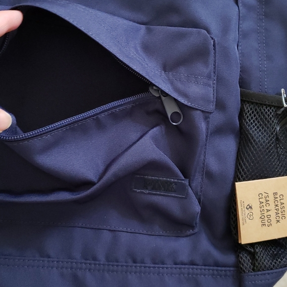 Victoria's Secret Pink Classic Backpack+Note, Blue - Picture 7 of 12